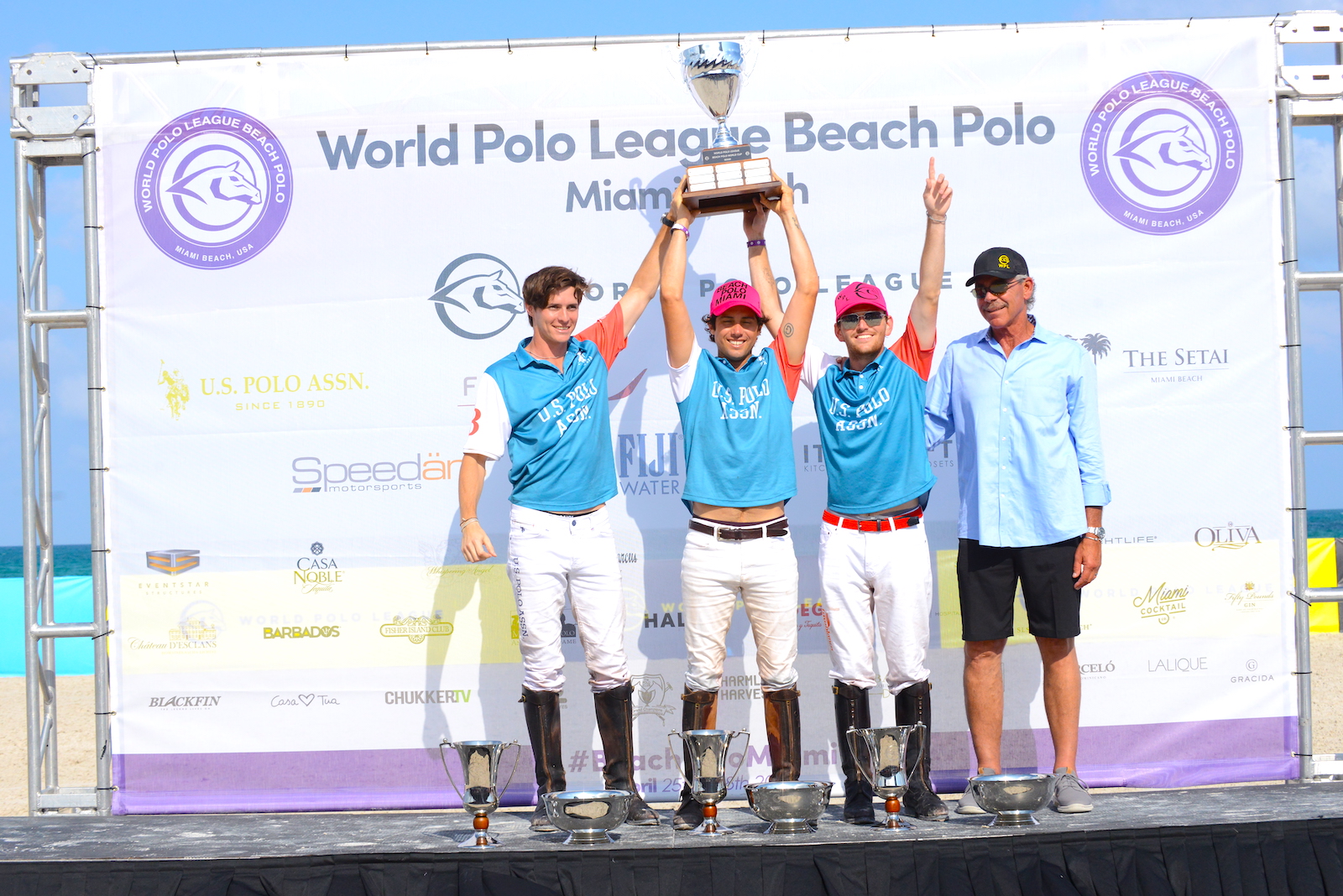 Winner US Polo ASSN Juan Bollini Jr, Carlitos Gracida, Grant Ganzi photo credit @michelangelo_photography